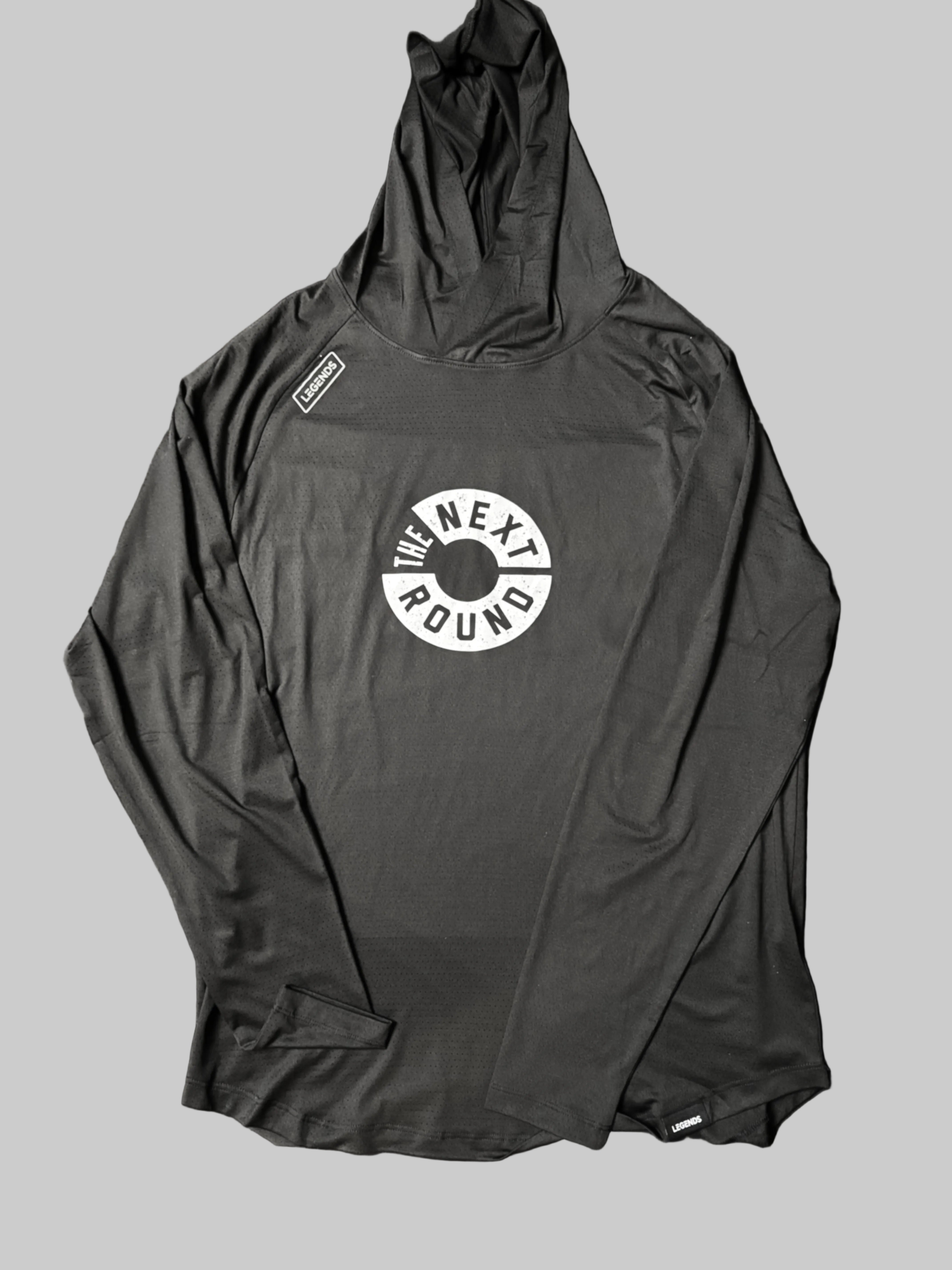Legends Team Tech Long Sleeve Hoodie (Black) – Next Round Live