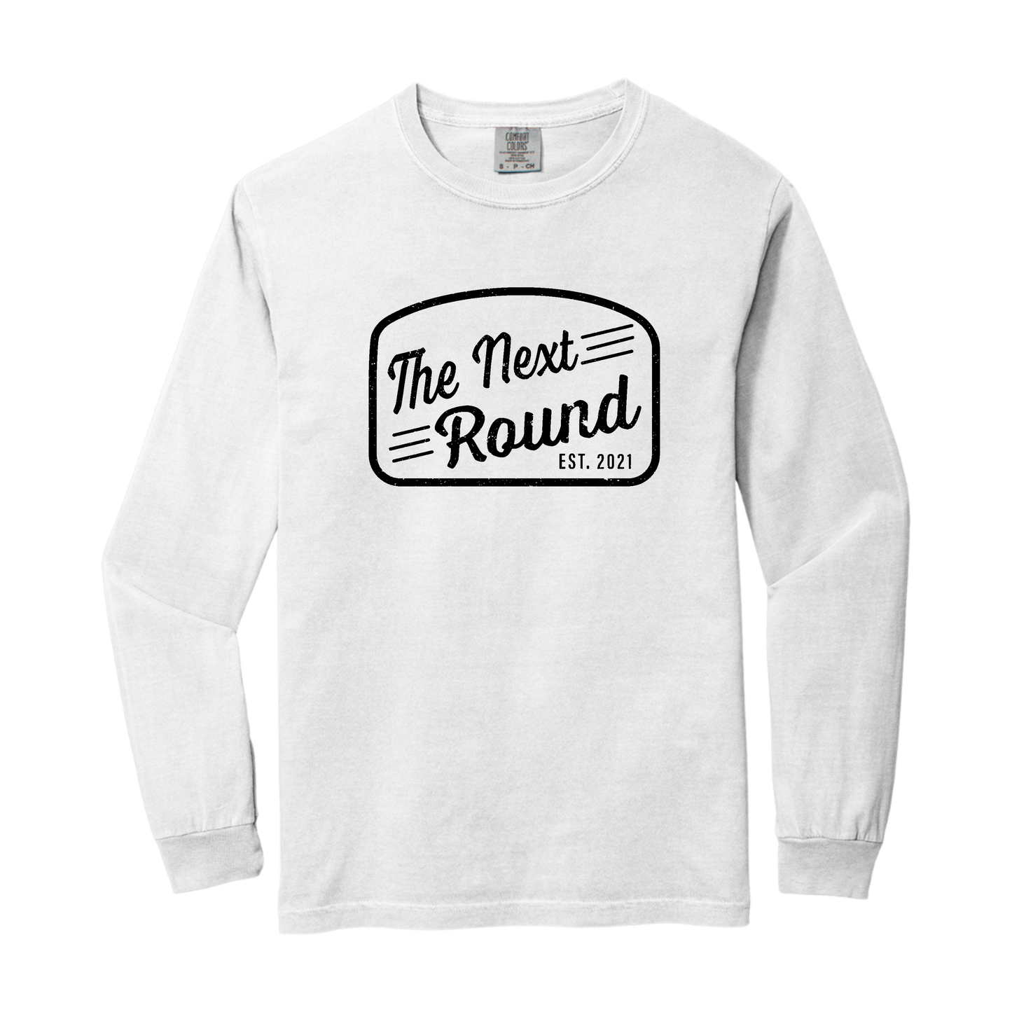TNR Comfort Color Long Sleeve Logo T-Shirt (White)