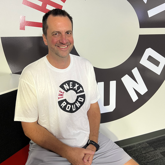 White Next Round Logo T-Shirt