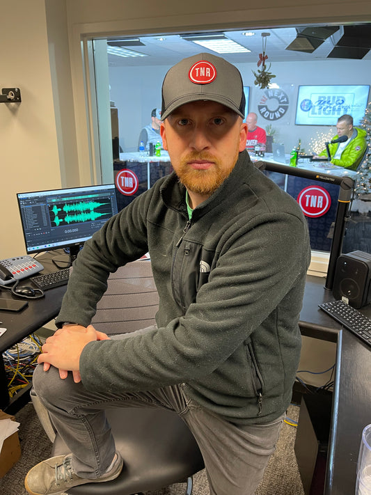 Next Round TNR Alternate Logo Trucker Hat (Gray/Black)