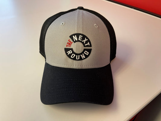 The Next Round Logo New Era Flexfit (Gray/Black)
