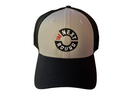 The Next Round Logo New Era Flexfit (Gray/Black)