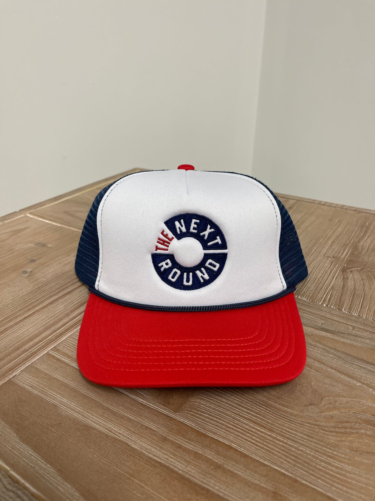 The Next Round Pacific Rope Logo Hat (Red/White/Navy)
