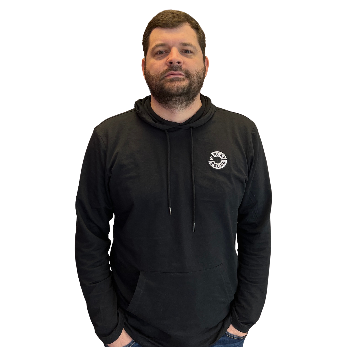 Lightweight Embroidered Logo Hoodie