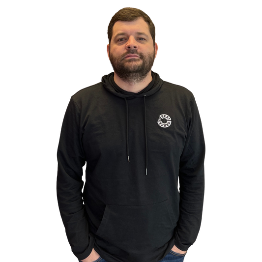 Lightweight Embroidered Logo Hoodie