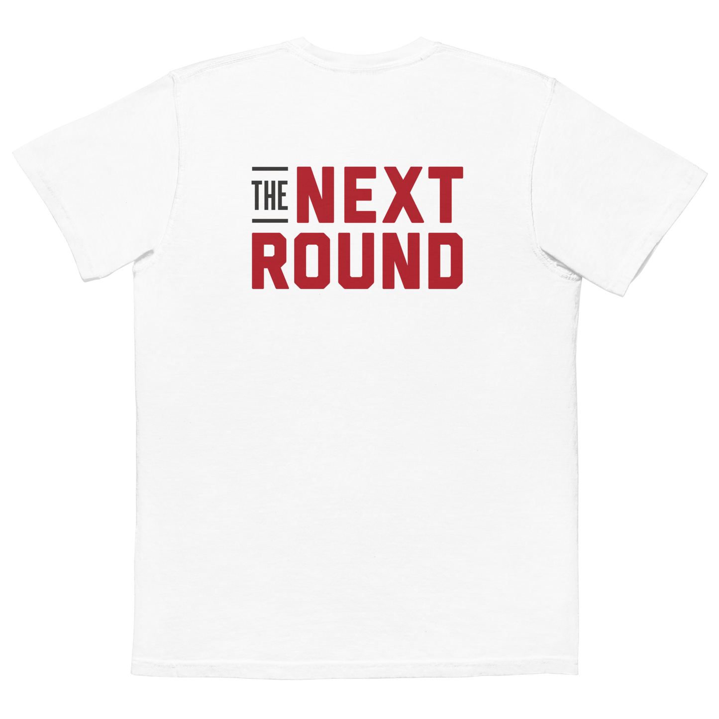 The Next Round Pocket Shirt (White w/ Back)
