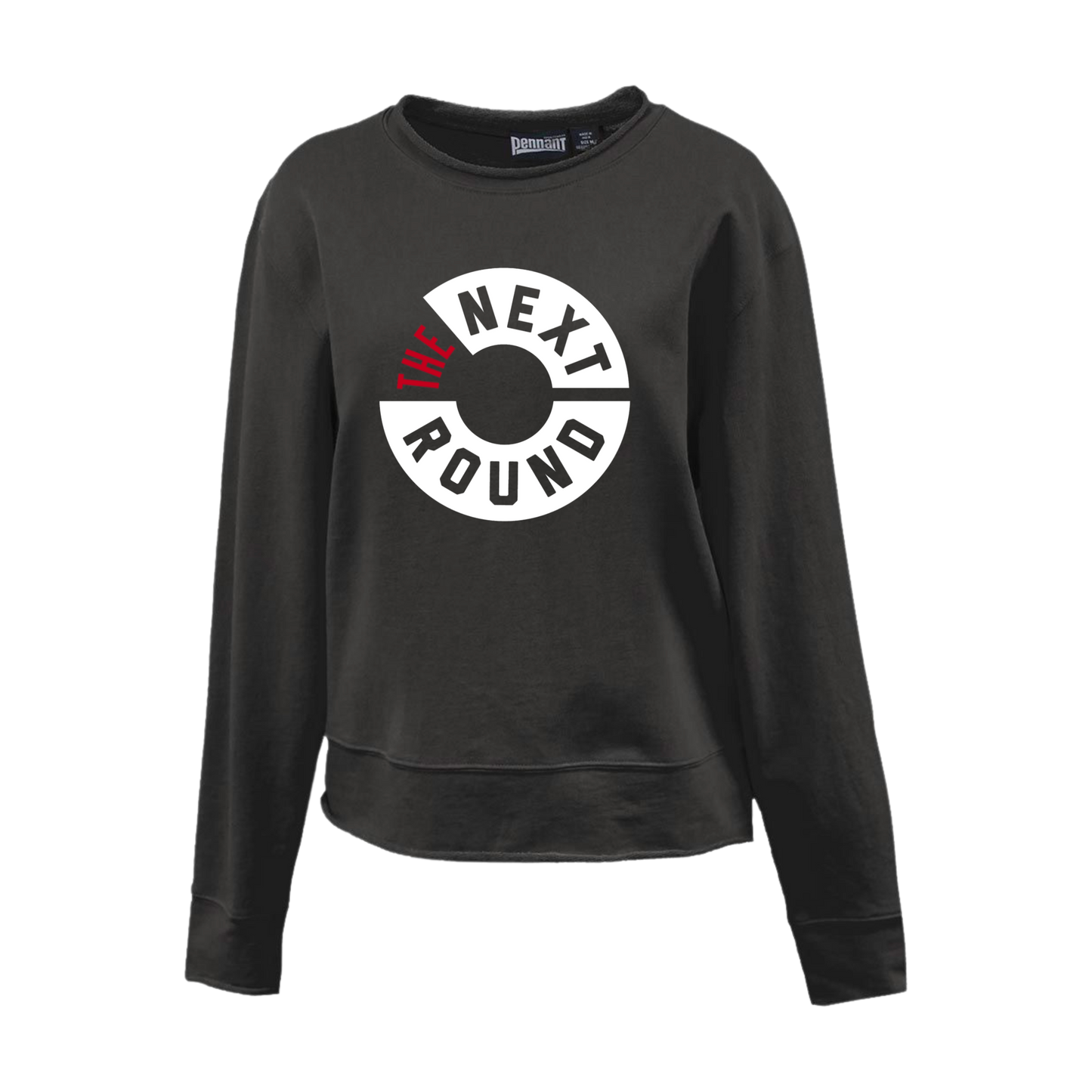 TNR Roll Edge Crewneck Sweatshirt (Black)