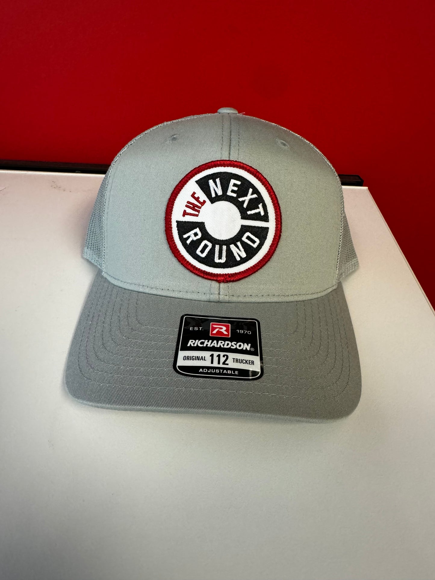 Next Round Logo Trucker Hat (Gray)