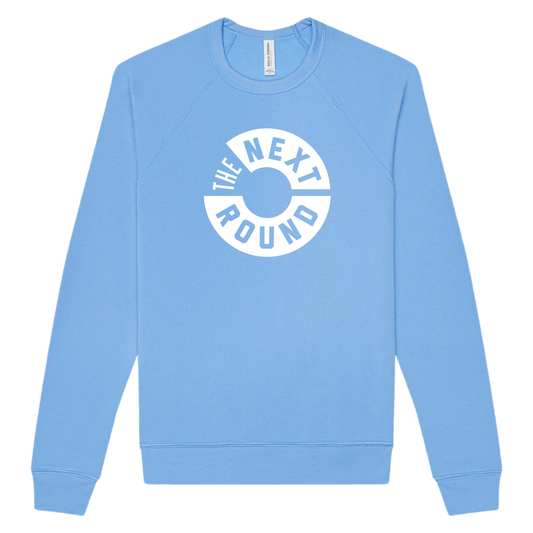 TNR Fleece Raglan Crewneck Sweatshirt (Light Blue)