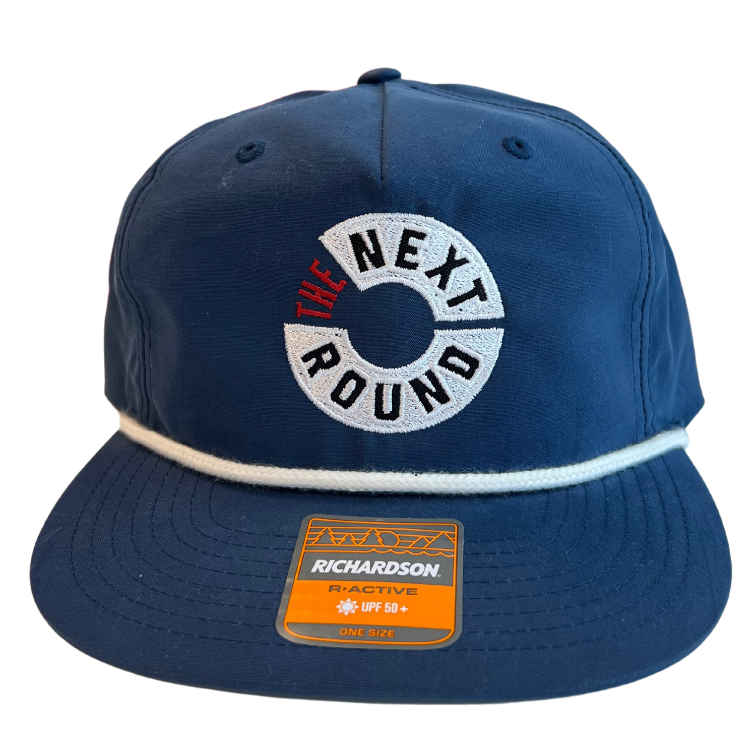 Next Round Next Round Blue Logo Rope Hat (White Rope) – Next Round Live