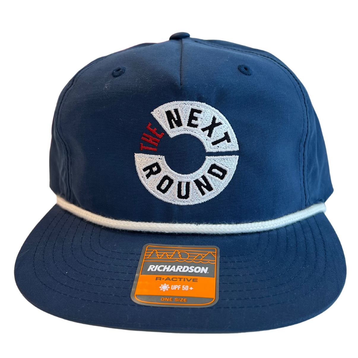 Next Round Blue Logo Rope Hat (White Rope) Next Round Live
