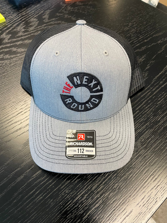 Next Round Logo Trucker Hat (Gray/Black)