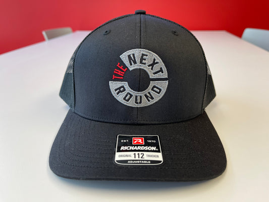 Next Round Logo Trucker Hat (Black)