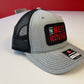 Next Round Patch Trucker Hat (Gray/Black)