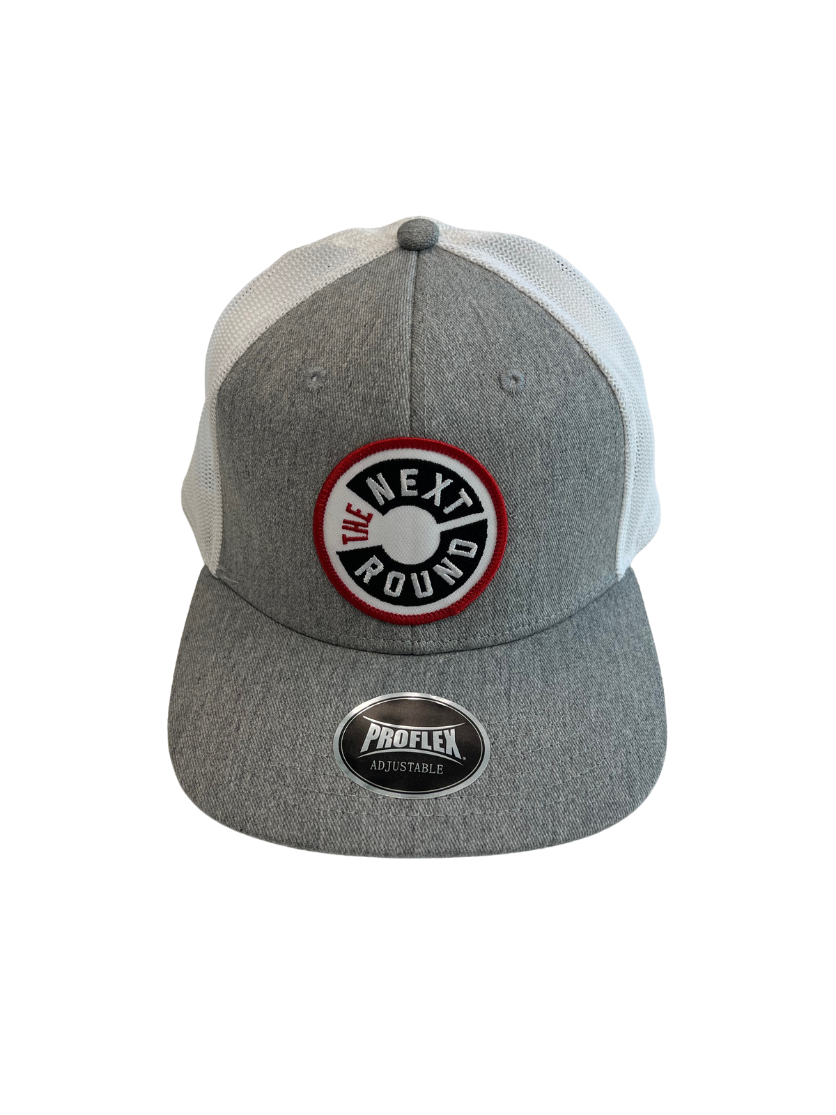 Next Round Logo Patch Outdoor ProFlex Snapback Hat (Grey/White) – Next ...