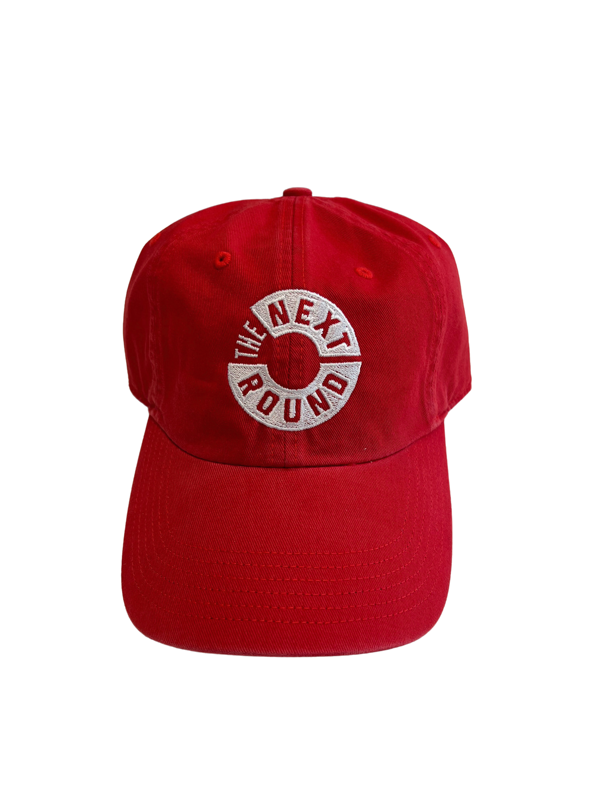 The Next Round Main Logo Richardson Dad Hat (Red)