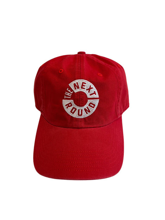 The Next Round Main Logo Richardson Dad Hat (Red)